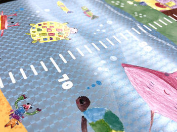昭和堂、小児患者と家族に希望を-子どもの絵画をデジタル印刷で作品化