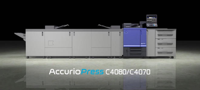 最新機種「AccurioPress C4080」をはじめコニカミノルタが提供する製品紹介動画を多数公開