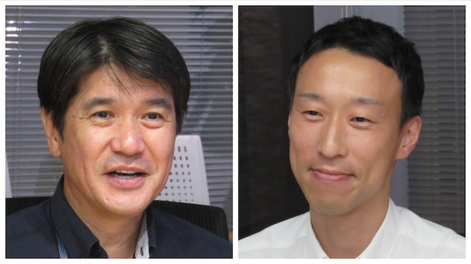 三浦氏（左）と中西氏