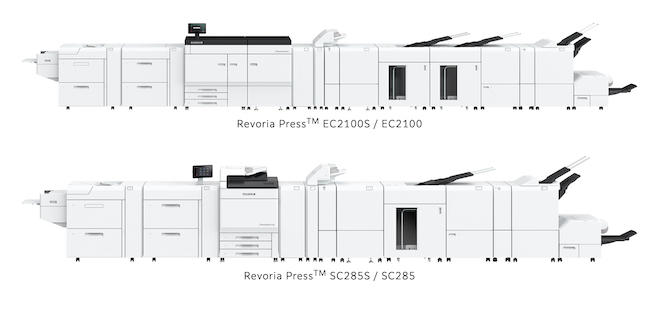 いずれもコンパクトなマシンサイズで高い印刷品質を保ちながら高速印刷が可能
