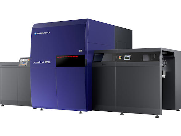 コニカミノルタ、進化したB2インクジェット「AccurioJet 30000
